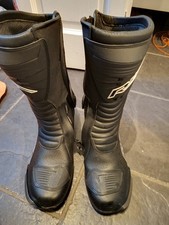 Size 12 RST Tractech Evo III Motorbike Boots Waterproof Black and White New