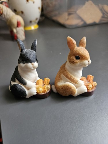 Miniature rabbit figurines - rabbit,