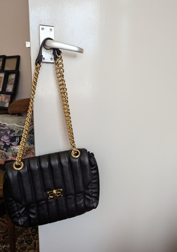 Primark black quilted - black, faux