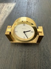 Tiffany & Co Brass Desk Clock