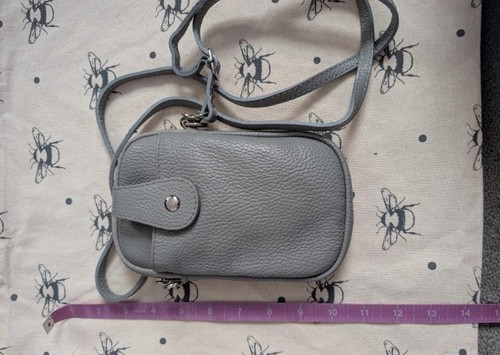 Borse pelle grey leather - in,