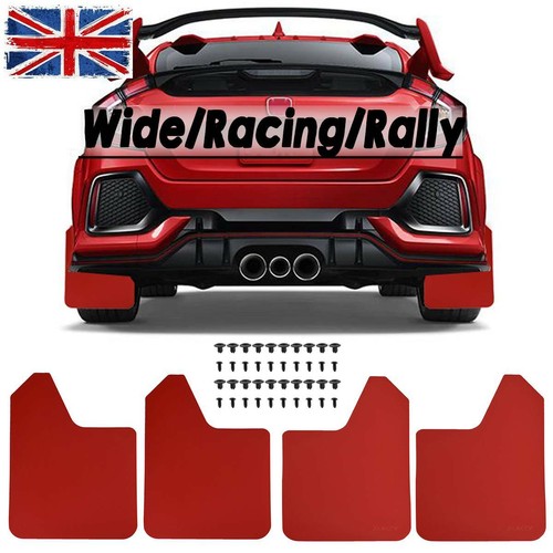 4pcs red wide mud - 4pcs, splash