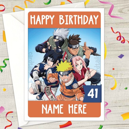 Naruto personalised birthday - personalised,