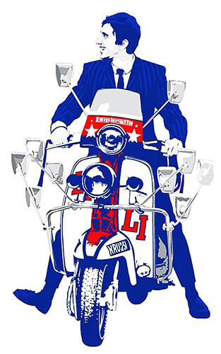 Scooter boys vinyl - scooter, stickers