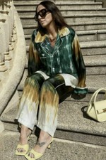 Genuine Silk Wide Leg Trousers