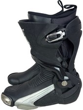 Puma 1000 Motorcycle Racing Boots Black Size 7 High Performance Gear
