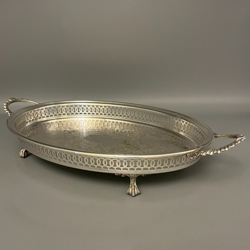 Vintage silver plated - vintage, footed