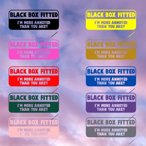 Black box fitted funny - box,