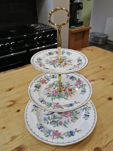 Aynsley three tier cake - , stand