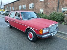 Mercedes W123 230E 1984 B Reg Red with Cream Interior Auto Petrol 140k Project