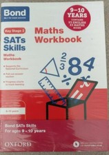 11+, Bond, KS2, 9-10years. 6New SATs Skills Work Books. English Maths. Revision 