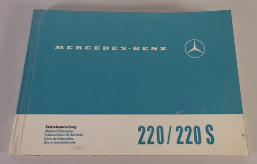 Operating manual mercedes - manual, mercedes-benz