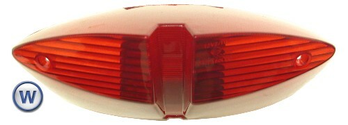Rear light lens for peugeot - lens,