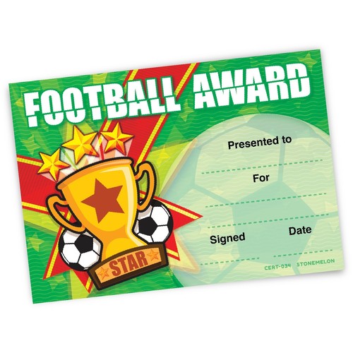 Certificates football - 30,