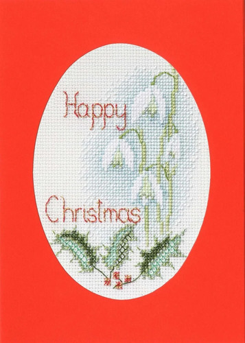 Snowdrops cross stitch xmas - cross,