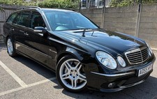 2005 Mercedes E55 AMG Black Estate 7 Seater 66k Low Miles S211