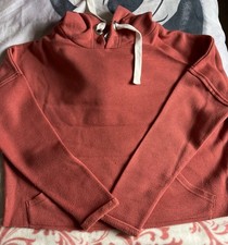 Red/Orange Primark Cropped Hoodie Size 10 With Pocket