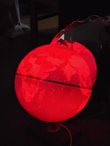 Vintage replogue scan globe - replogue, scan-globe