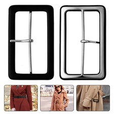 Rectangle Black Belt Buckle