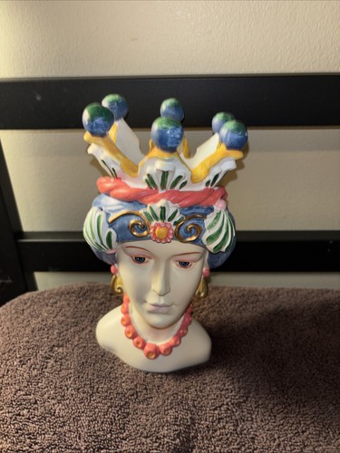 Sicilian moor lady - lady, vase