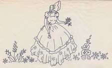 Vintage Embroidery Transfer