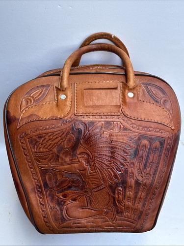 Vintage leather bowling - vintage, ball