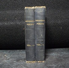 Antique 1880 Books - Poems of