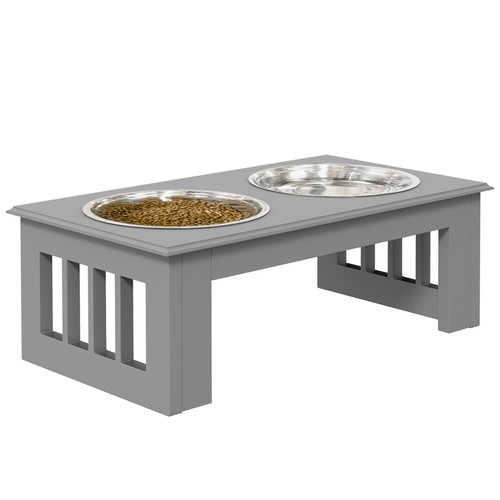 Pawhut raised dog bowls pet - pawhut,
