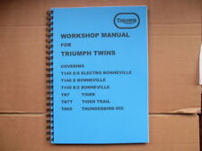 TRIUMPH T140, T140E, T140ES, TR7, TR7T TR65, FACTORY WORKSHOP MANUAL 1979 - 1983