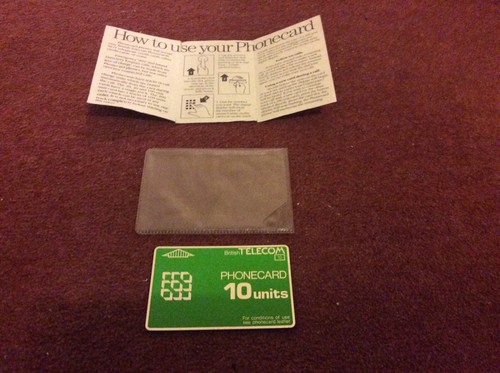 Old style green - bt, phonecard