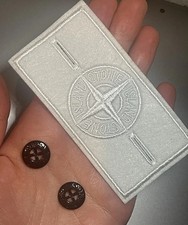 Stone Island badge, button