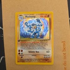 Pokémon TCG Machamp Holo 1st