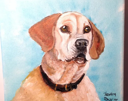 Original acrylic painting - painting, of