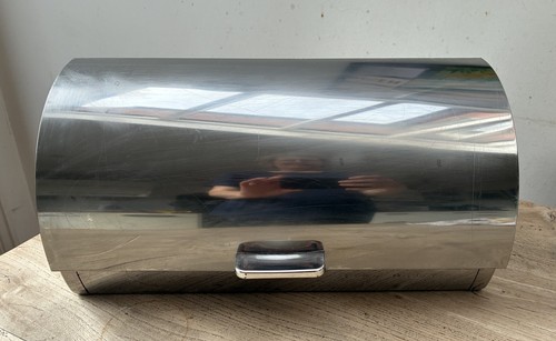 Retro silver bread - bread, bin