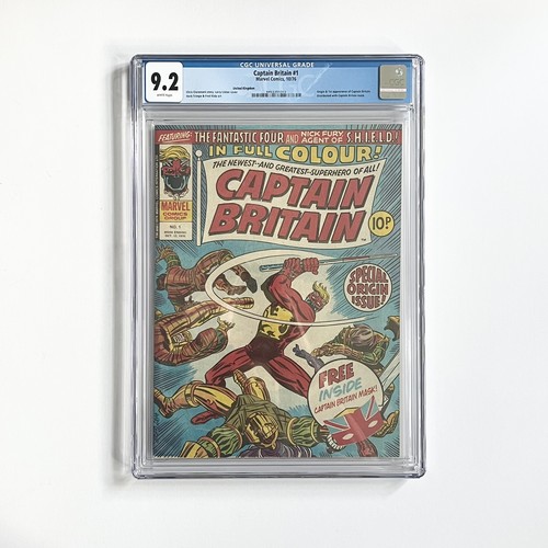 Captain britain cgc - 9.2, wp