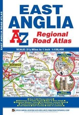 East Anglia Regional Road Atlas - Geographers' A-Z Map Company