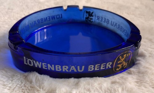 Vintage lowenbrau beer cobalt - lowenbrau,