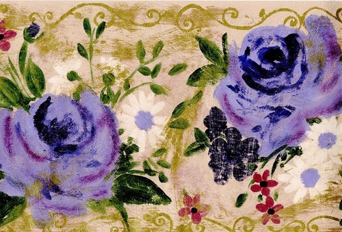 Floral ol653706b wallpaper - floral,