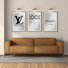 Designer Fashion Quotes Set Of 3  Home Gift Wall Fun Art Poster Print Picture A4