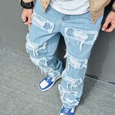 Men's Ripped Skinny Denim