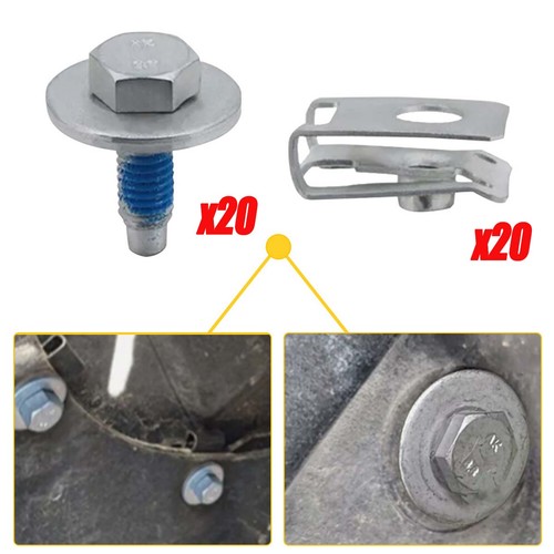 40x car body bolts - 40x,