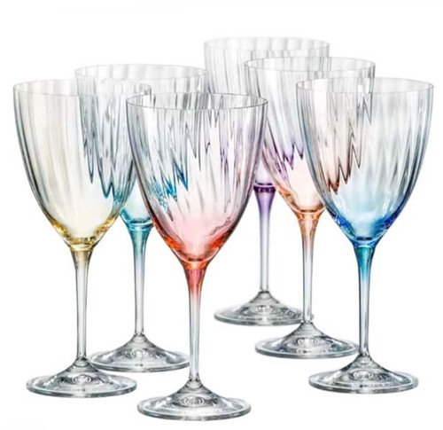 Bohemia crystal set red - crystal, of