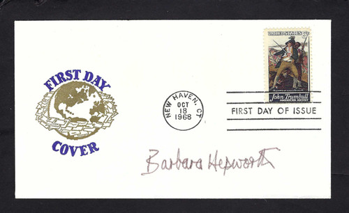 Barbara hepworth signed cover - hepworth,