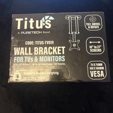 Titus Tv And Monitor Bracket 10”-27”