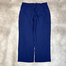 Dickies Scrubs Mens 40" Straight Fit Canvas Workwear Pants, Blue
