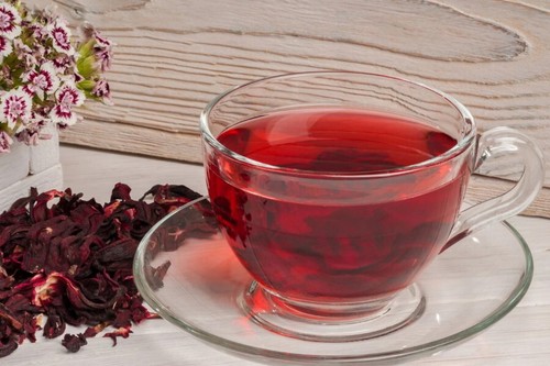 Hibiscus tea bag - ~, to
