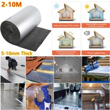 2-10M Self-Adhesive Foil Foam Insulation Roll for House Floor/Roof/Door/Windows
