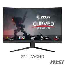 MSI G32CQ4 E2 32 inch WQHD 165Hz VA Curved Gaming Monitor, Pc Screen