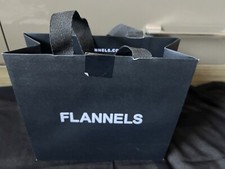 FLANNELS  Black Empty Gift Bag
