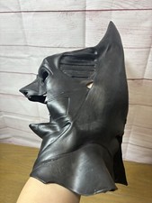 Vintage 1995 Rubies Batman Sonar Cowl Latex Rubber Mask DC Comics #322 RARE